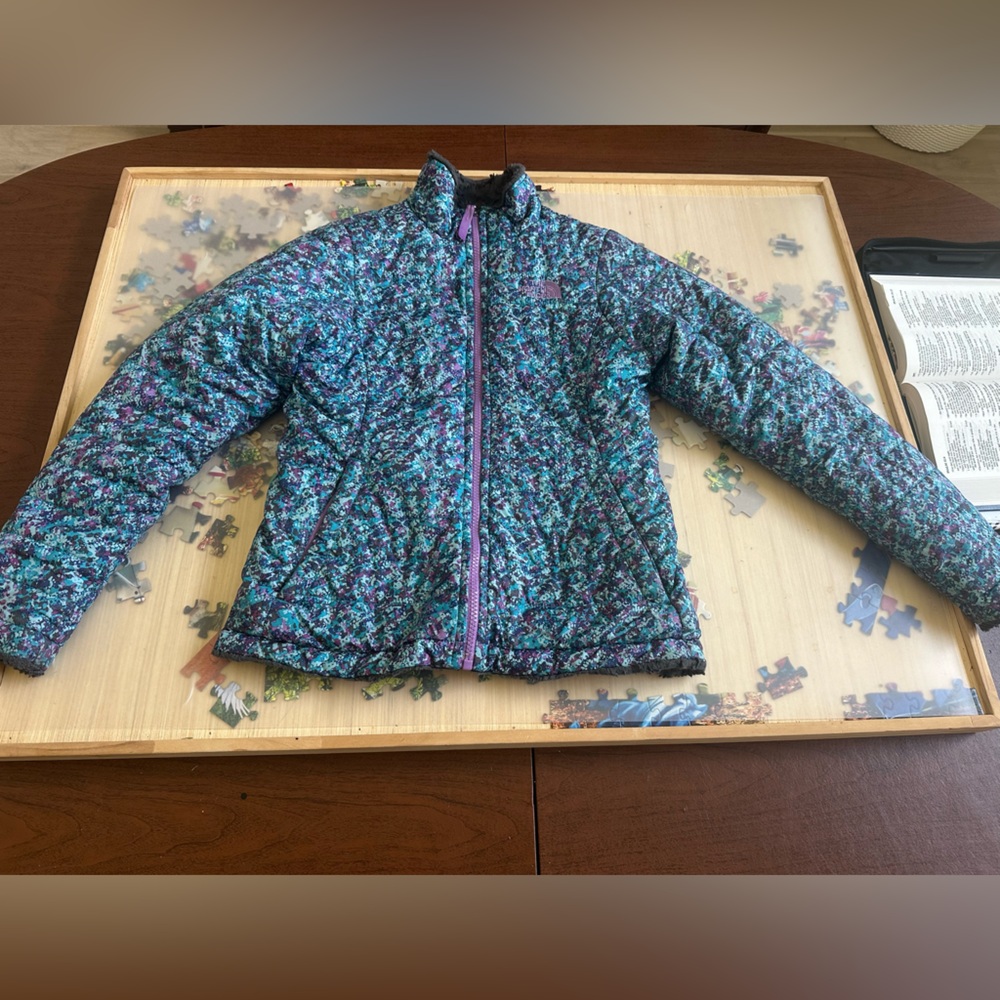 The North Face Kids Multicolor Puffer Jacket